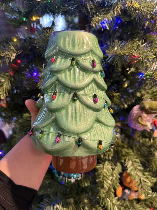 3D Christmas Tree Tumbler