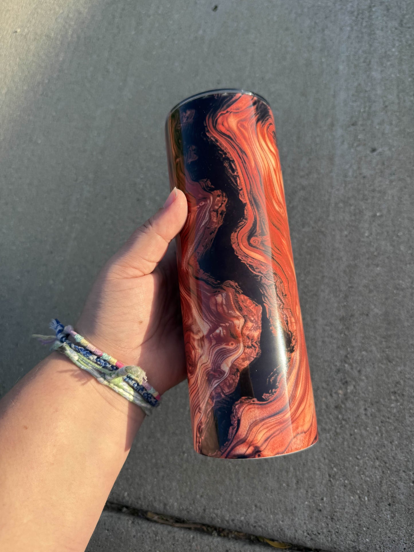 Wood Grain 20 oz Tumbler