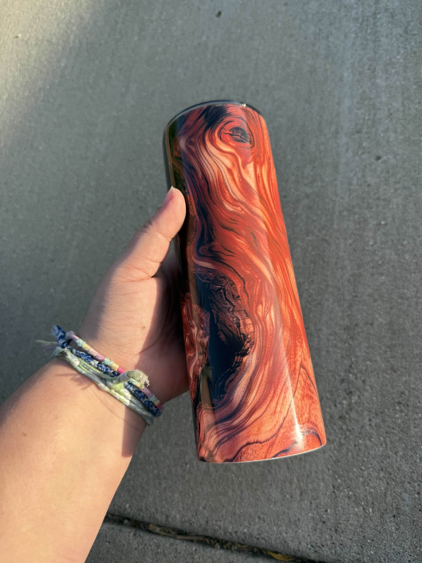 Wood Grain 20 oz Tumbler