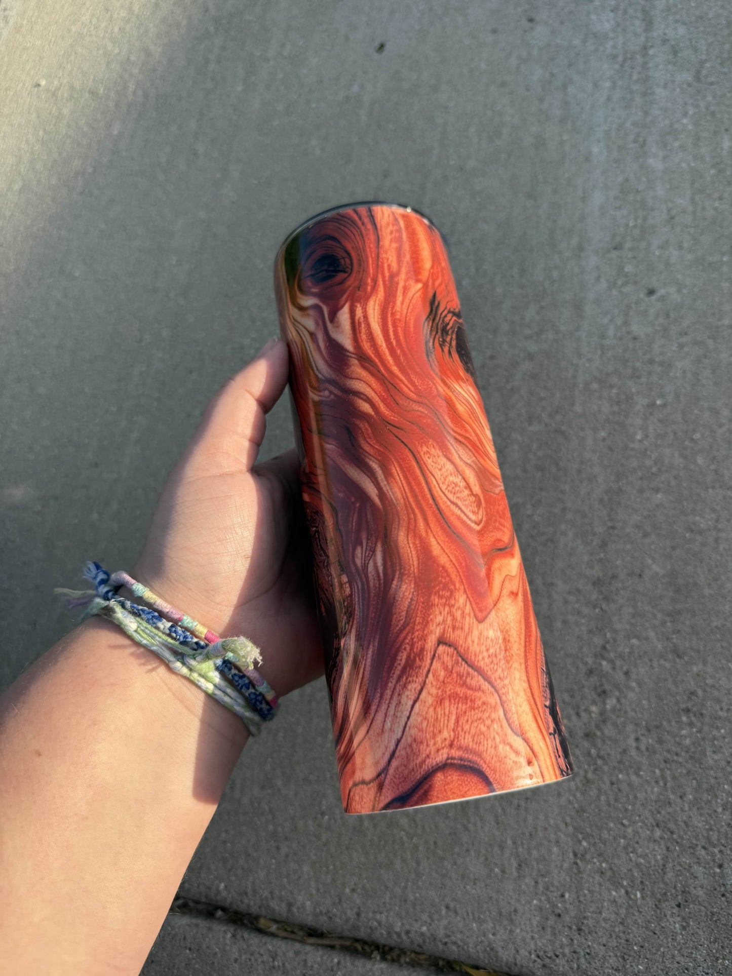 Wood Grain 20 oz Tumbler