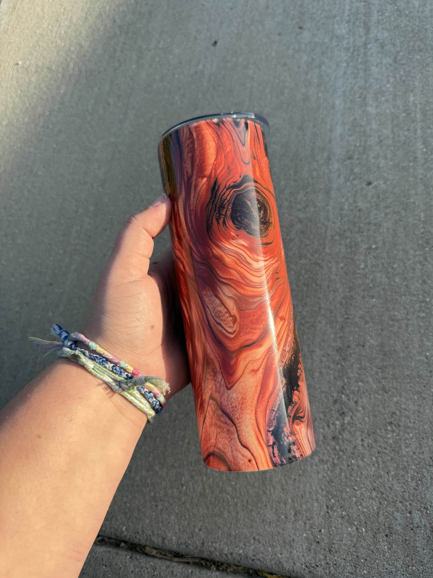 Wood Grain 20 oz Tumbler