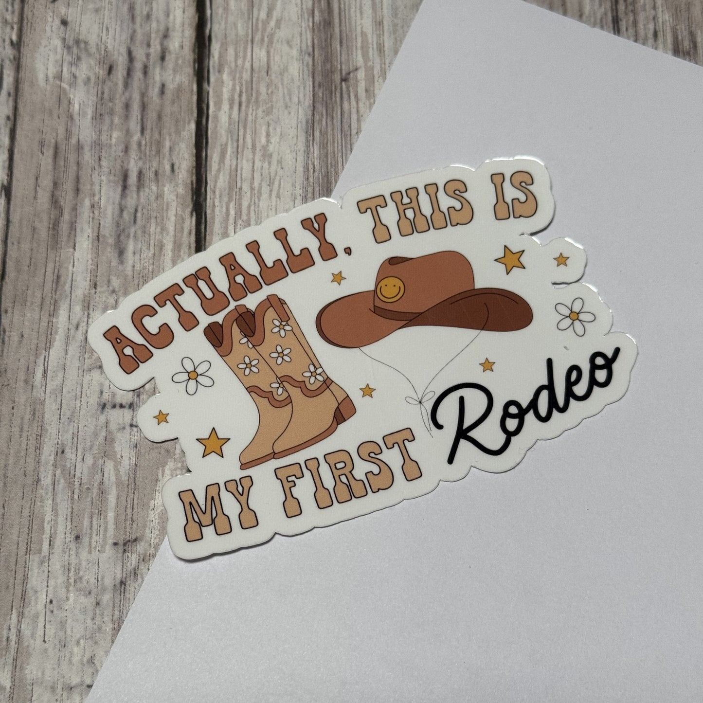 My First Rodeo Sticker