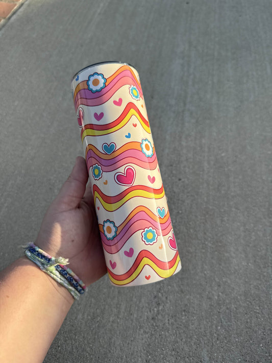 Let's Get Groovy 20 oz Tumbler