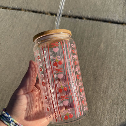 Cherries & Bows Can