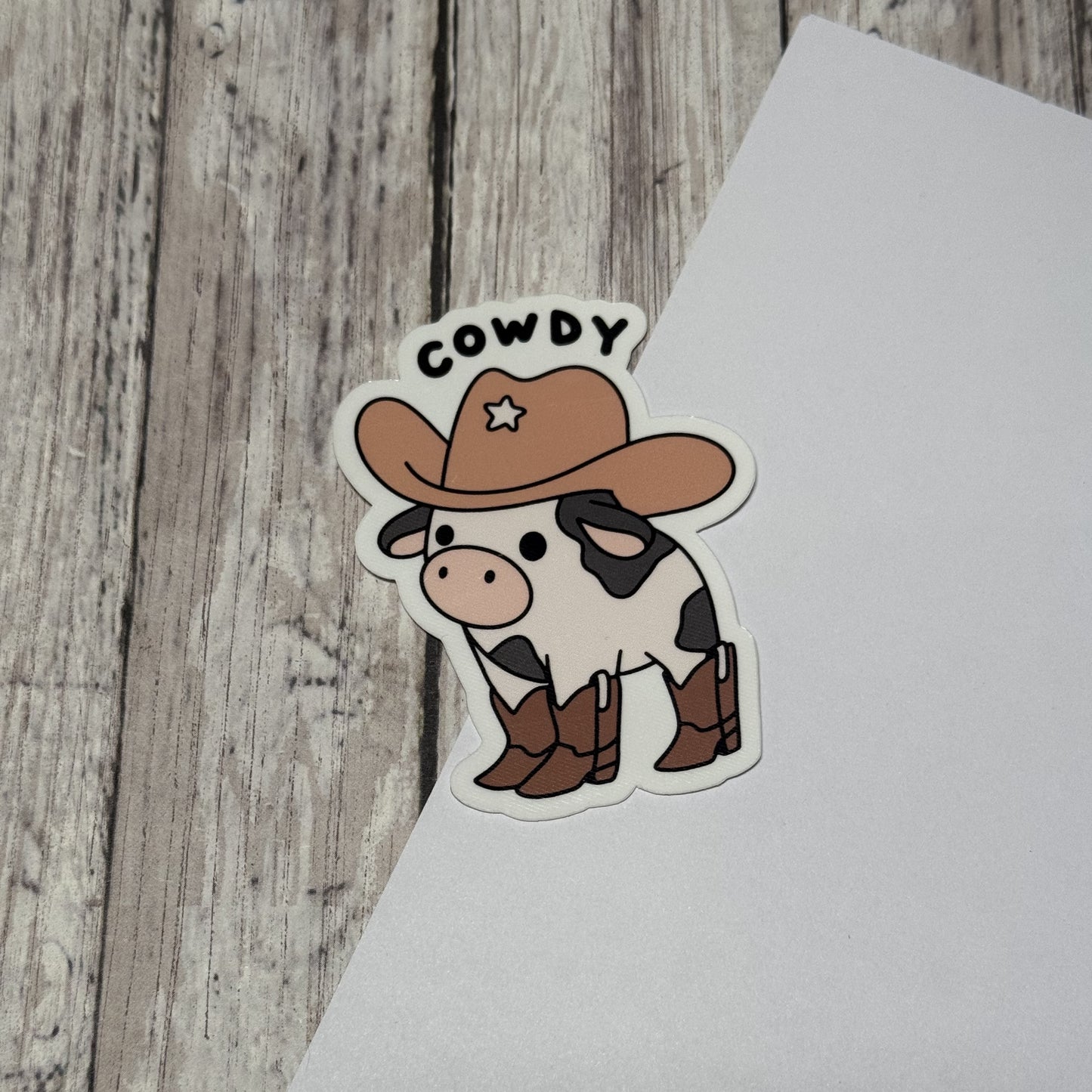 Cowdy Sticker