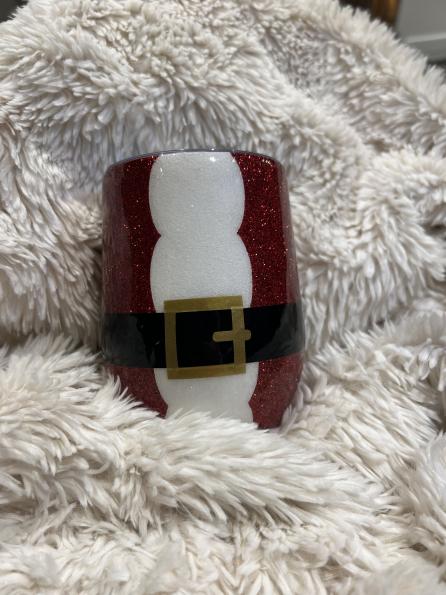 Santa Wine Tumbler