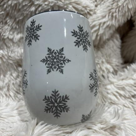 Snowflake Wine Tumbler