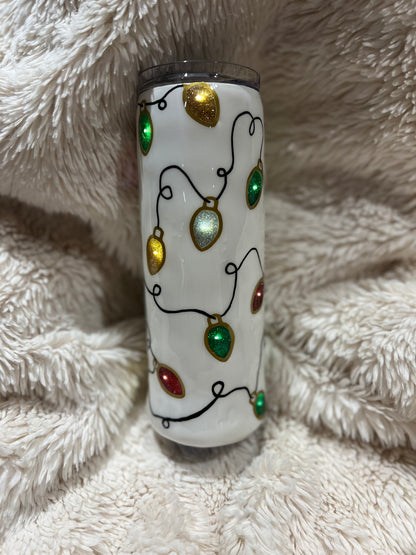 Christmas Light Tumbler (Lights Up!)